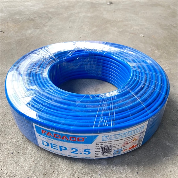 Dây đôi oval FADACO 2 lỗi đồng mềm 2x2,5