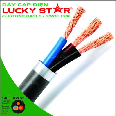 Cáp mềm 3 ruột dẫn đồng mềm